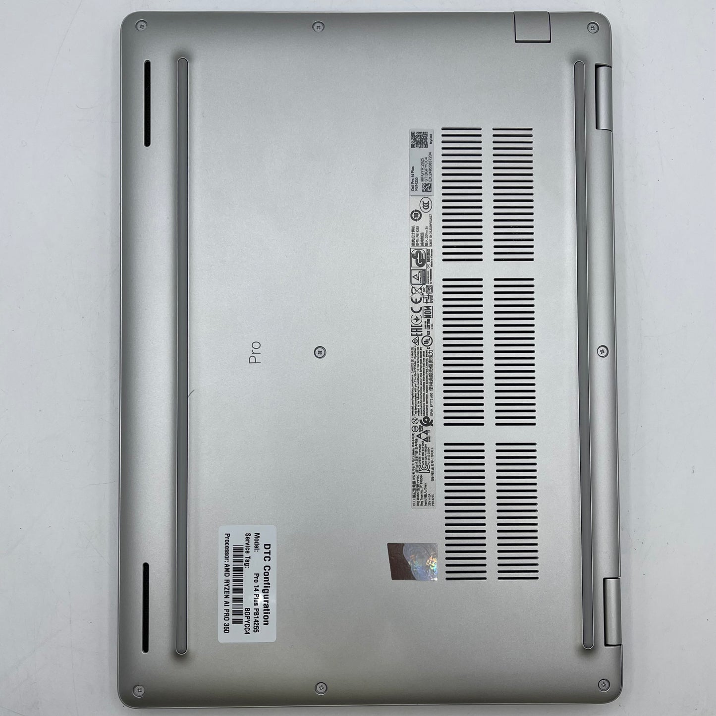 Dell Pro 14 Plus PB14255 14" Ryzen AI 7 Pro 350 2.0GHz 64GB RAM 256GB SSD