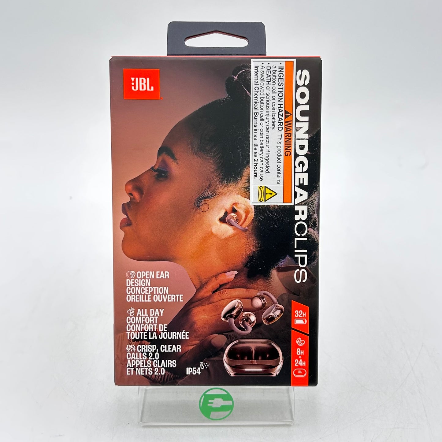 New JBL Soundgear Clips Open Ear True Wireless Earbuds Copper JBLSNDGEARCLCOPAM