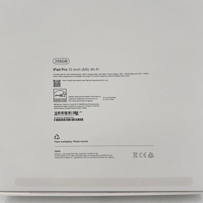 New WiFi Only Apple iPad Pro 13" M5 256GB Silver MDYK4LL/A