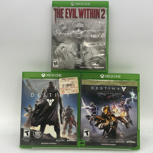 Lot of 3 Microsoft Xbox One Games