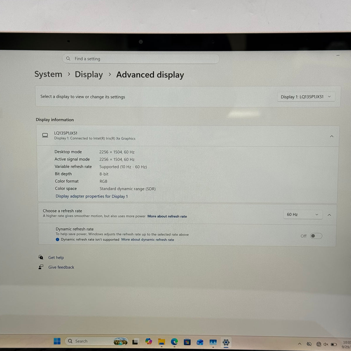 Microsoft Surface Laptop 5 1951 13.5" i5-1235U 2.5GHz 8GB RAM 512GB SSD