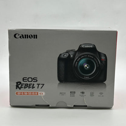 Canon EOS Rebel T7 24.1MP Digital SLR DSLR Camera With Accessories