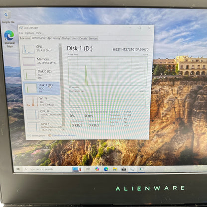 Alienware 15 R4 15.6" i9-8950HK 2.9GHz 32GB RAM 512GB SSD 1TB HDD GTX1080