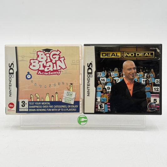 Lot of 2 Nintendo DS Games - Big Brain Academy | Deal or No Deal