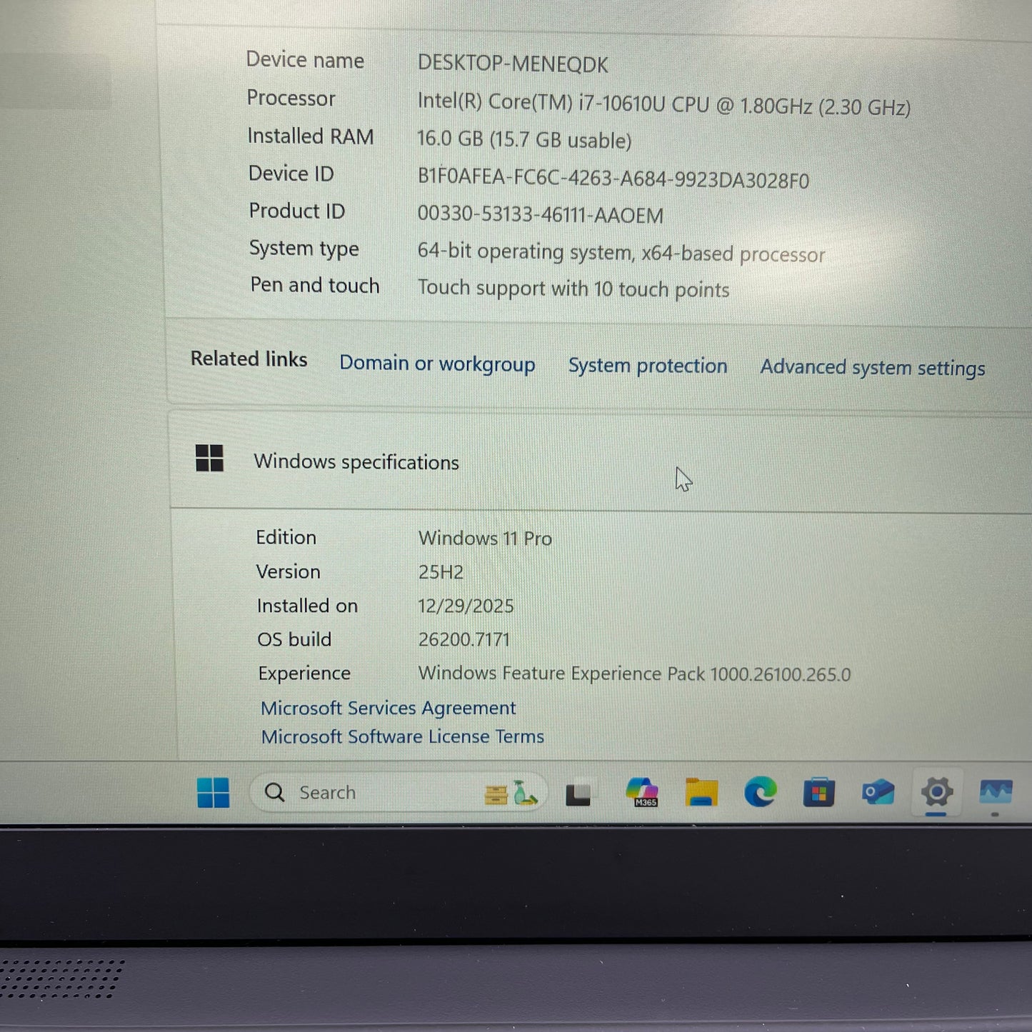 Lenovo ThinkPad X1 CARBON GEN 8 14" i7-10610U 1.8GHz 16GB RAM 512GB SSD