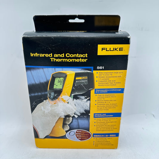 New Fluke 5065882 1.5 V 561 Infrared and Contact Thermometer