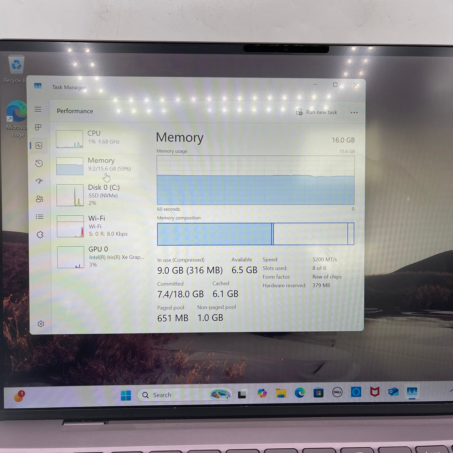 Dell XPS 9315 13.4" i7-1250U 1.1GHz 16GB RAM 512GB SSD