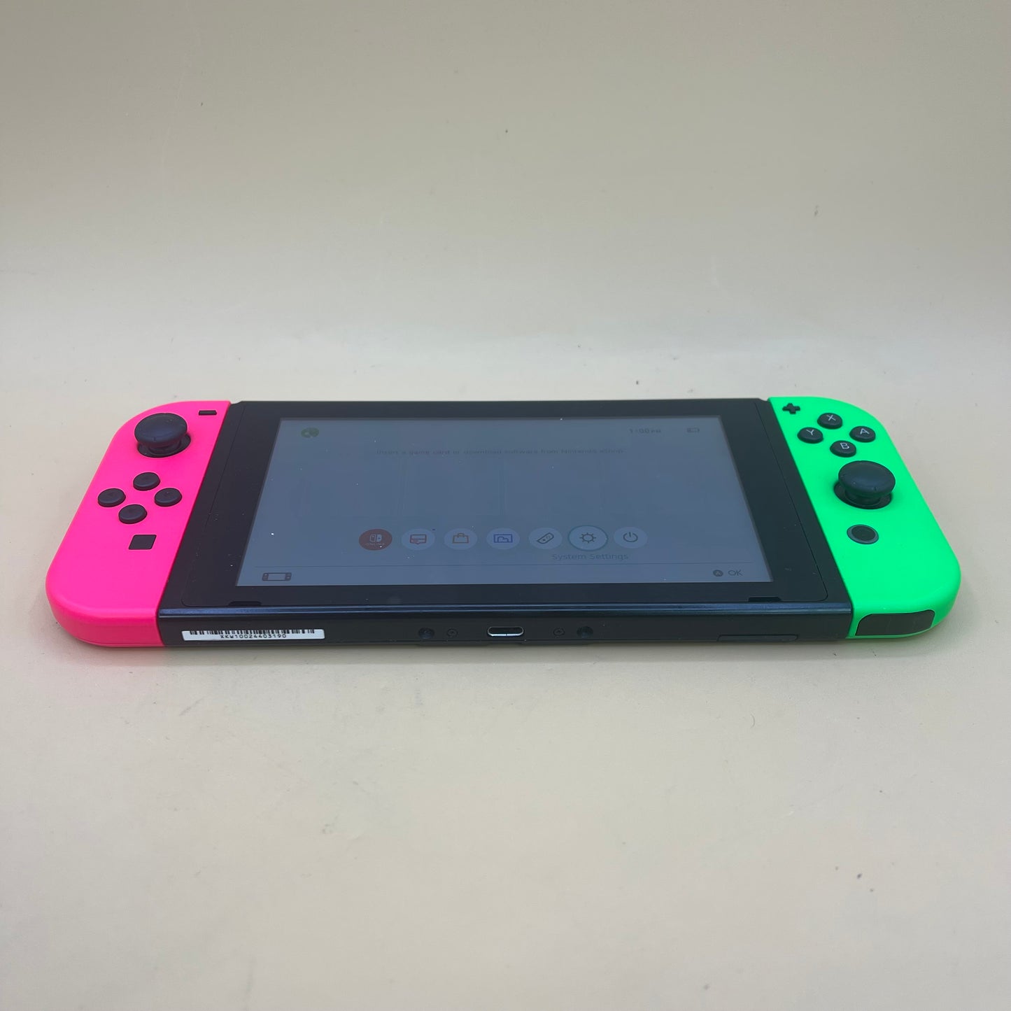 Nintendo Switch v2 Video Game Console HAC-001(-01) Green/Red
