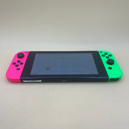 Nintendo Switch v2 Video Game Console HAC-001(-01) Green/Red