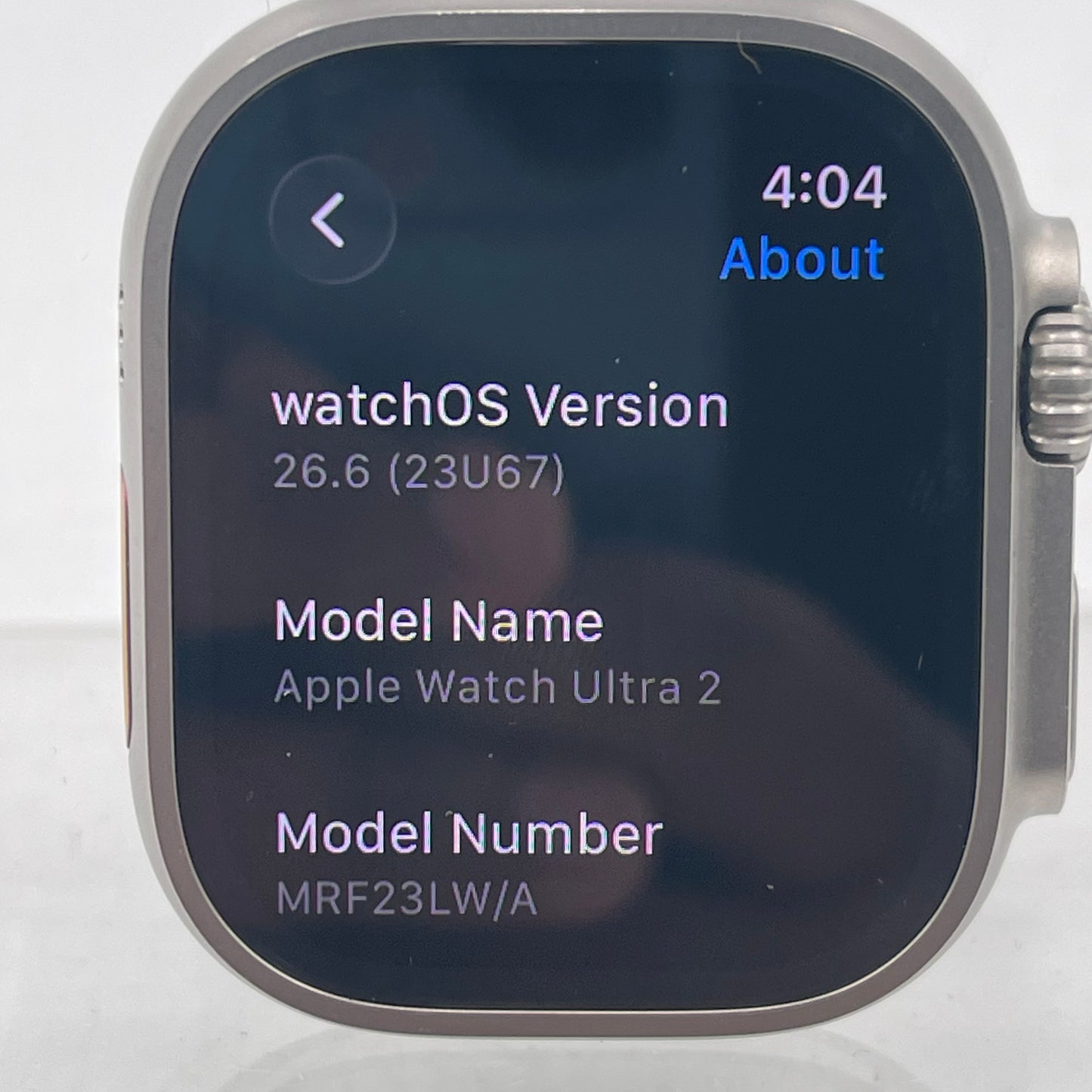 Unlocked Apple Watch Ultra 2 49MM Natural Titanium MRF23LL/A