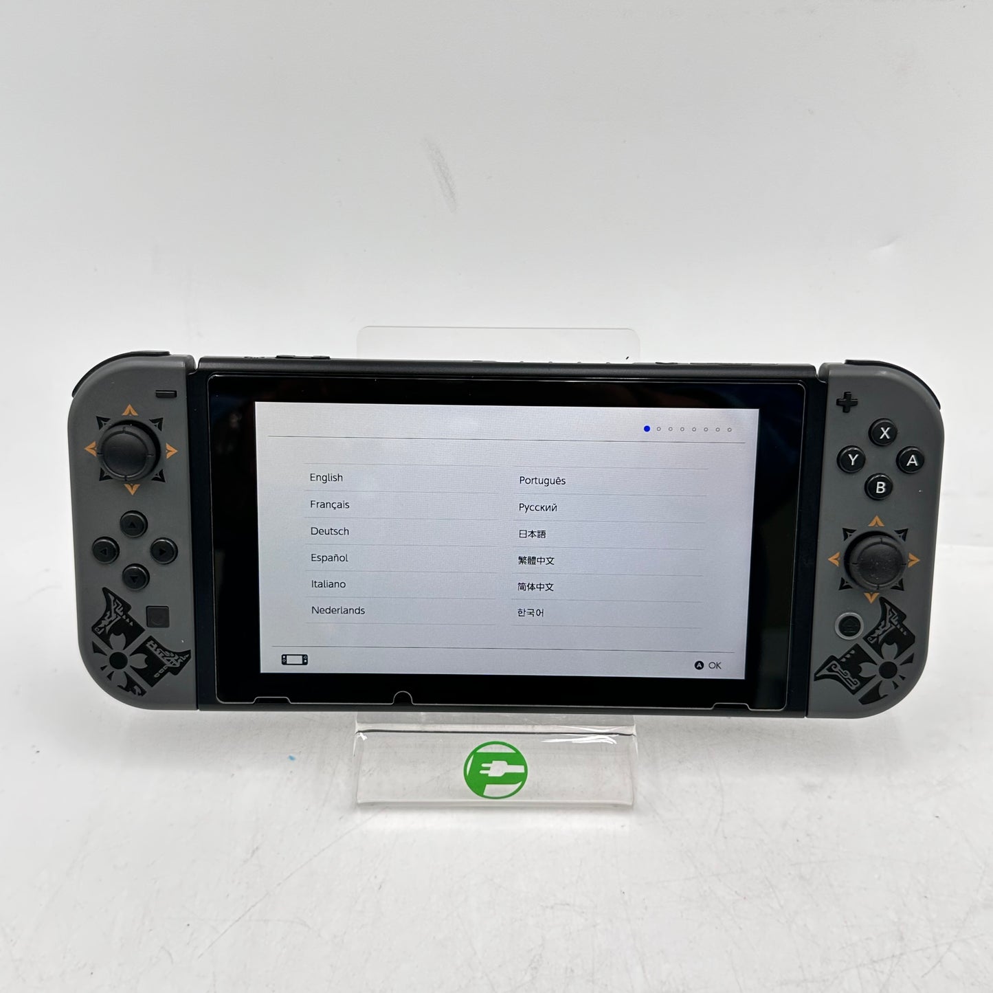 Nintendo Switch v2 Video Game Console HAC-001(-01) Monster Hunter Rise Edition