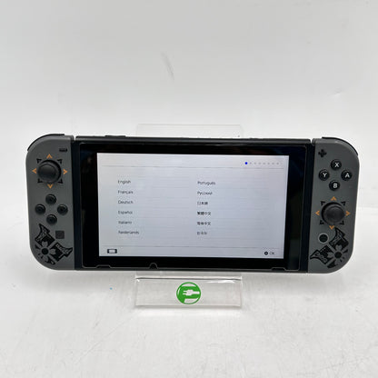 Nintendo Switch v2 Video Game Console HAC-001(-01) Monster Hunter Rise Edition