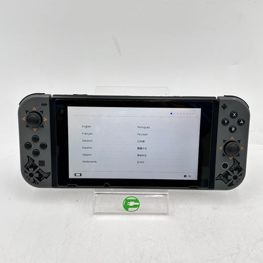 Nintendo Switch v2 Video Game Console HAC-001(-01) Monster Hunter Rise Edition