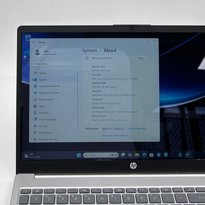 HP Laptop 15-FD0005DX 15.6" i5-1235U 1.3GHz 8GB RAM 512GB SSD