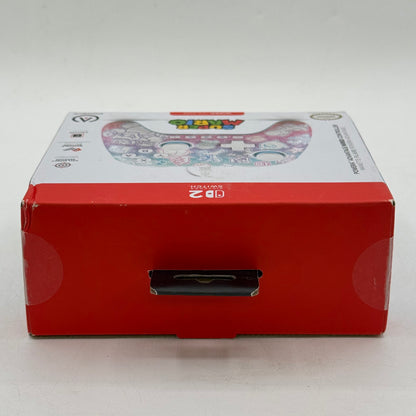 New PowerA Advantage Mushroom Kingdom Wired Controller White For Switch 2