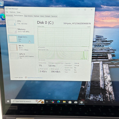 Lenovo ThinkPad X13 YOGA Gen 1 20SX 13.3" i5-10310U 1.7GHz 8GB RAM 256GB SSD