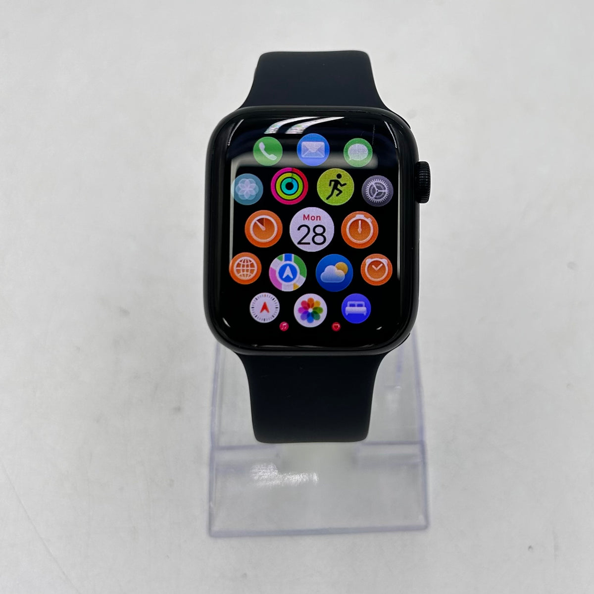 Unlocked Apple Watch SE 2nd Gen 44MM Midnight Aluminum Black Band MA9L4LL/A