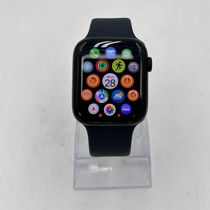 Unlocked Apple Watch SE 2nd Gen 44MM Midnight Aluminum Black Band MA9L4LL/A
