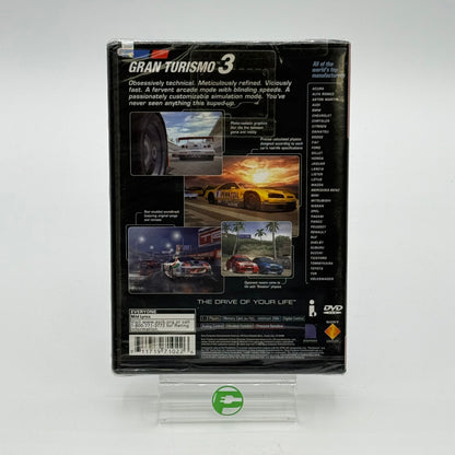 New Gran Turismo 3 A-Spec (Sony PlayStation 2 PS2, 2001)