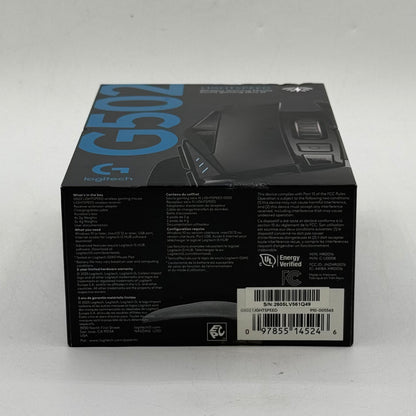 New Logitech G502 Lightspeed MR0076 Wireless Gaming Mouse Black