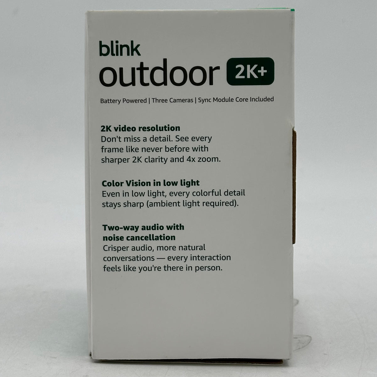 New Blink Outdoor 2K+ Home Security Camera Black BCM00900U