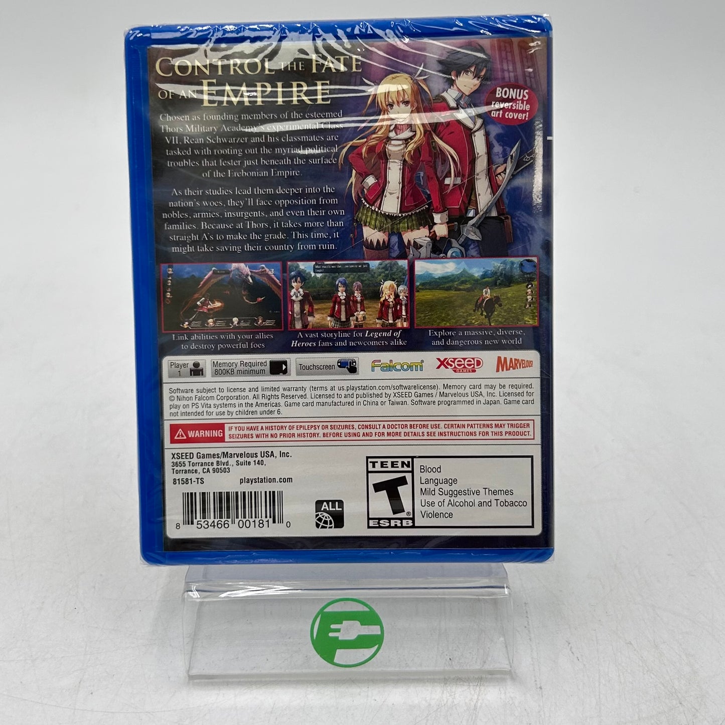 New Legend of Heroes: Trails of Cold Steel (Sony PlayStation Vita PS Vita, 2015)