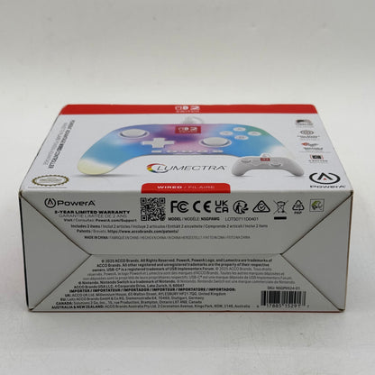 New PowerA Advantage Wired Controller White NSGP0524-01 Controller For Switch 2