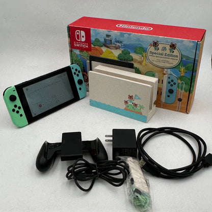 Nintendo Switch v2 Console Gaming System HAC-001(-01) Animal Crossing Edition
