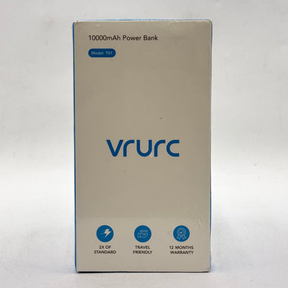 New VRURC 10000mAh Portable Power Bank T01 Green