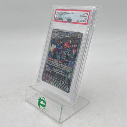 Pokémon TCG Scarlet & Violet Porygon-Z 214/182 Holo Textured ENG PSA 10