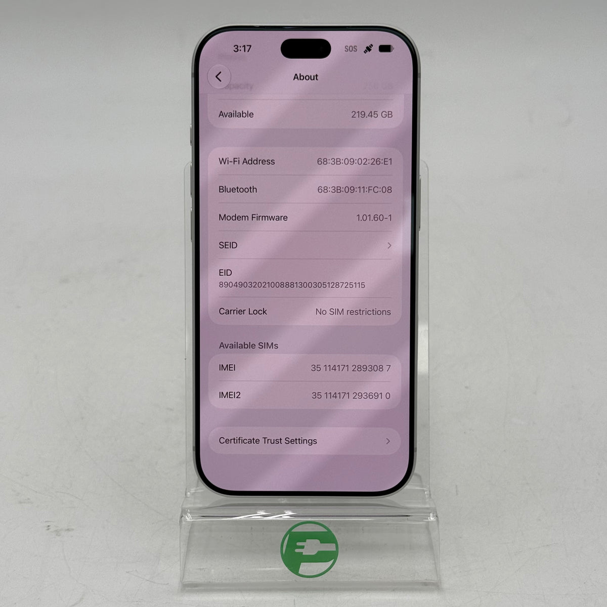 Factory Unlocked Apple iPhone 18 Pro 256GB Silver MJQ44LL/A