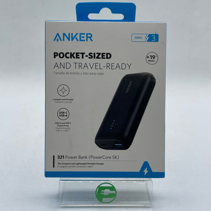 New Anker 321 Power Bank Pocket Sized 5K Power Bank A1112