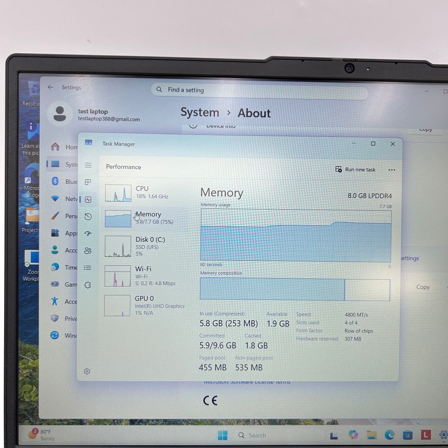 Lenovo IdeaPad Slim 3 15IAN8 15.6" i3-N305 1.8GHz 8GB RAM 128GB SSD
