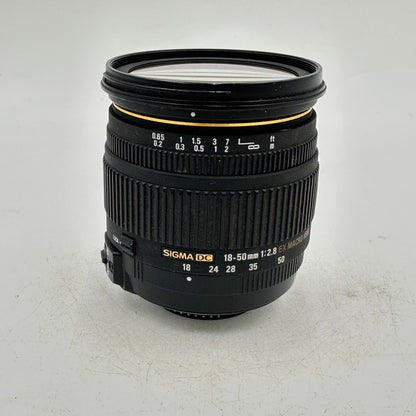 Sigma DC 18-50mm f/2.8 EX Macro HSM Standard Zoom Lens For Nikon F Mount