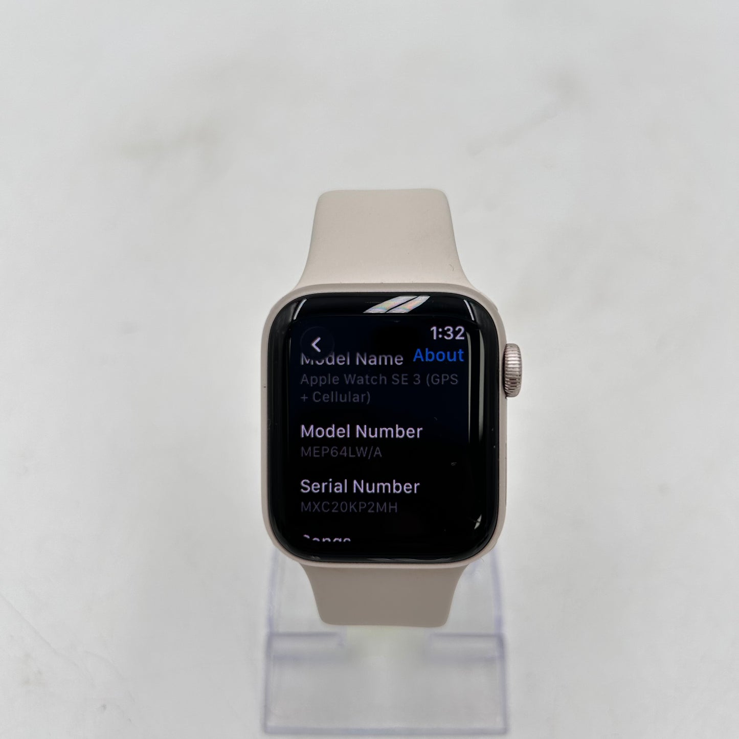 Unlocked Apple Watch SE 3 40MM Starlight Aluminum Light Blush Loop MEP64LW/A
