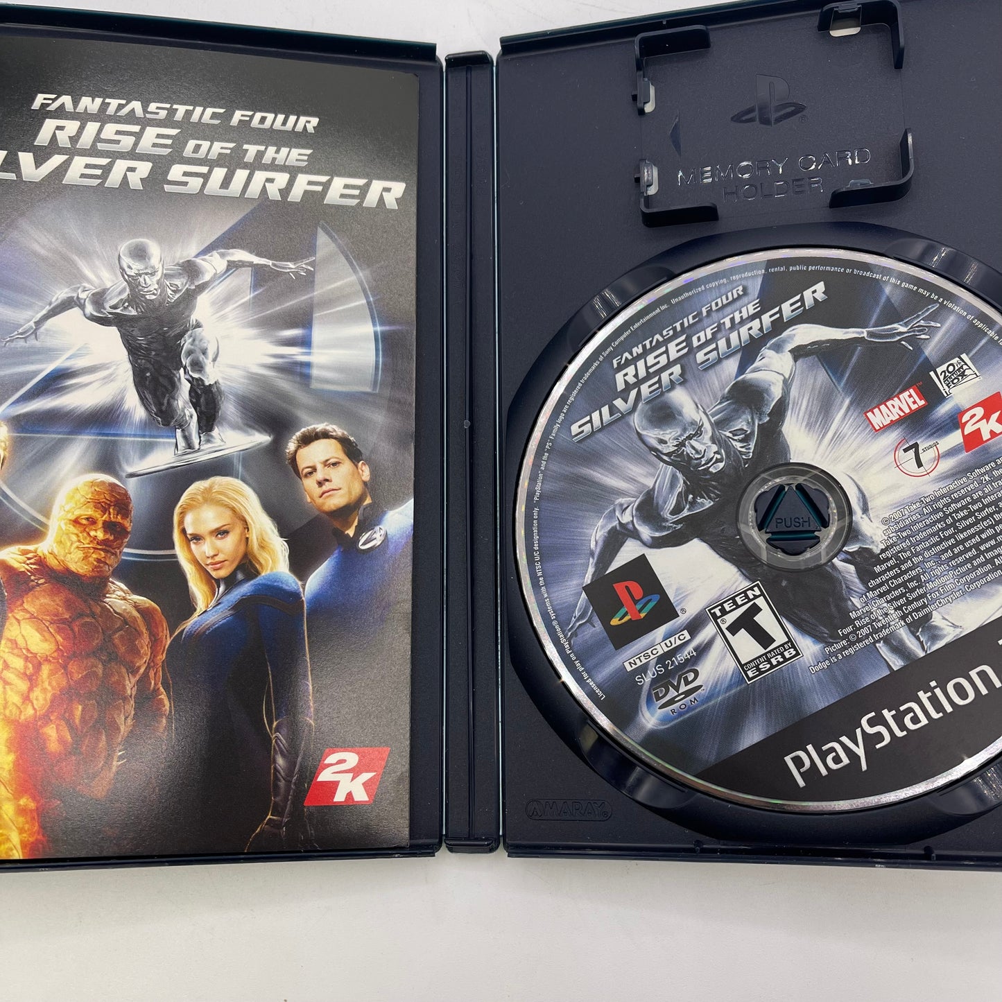 Fantatstic Four Rise of The Silver Surfer (Sony PlayStation 2 PS2, 2005)