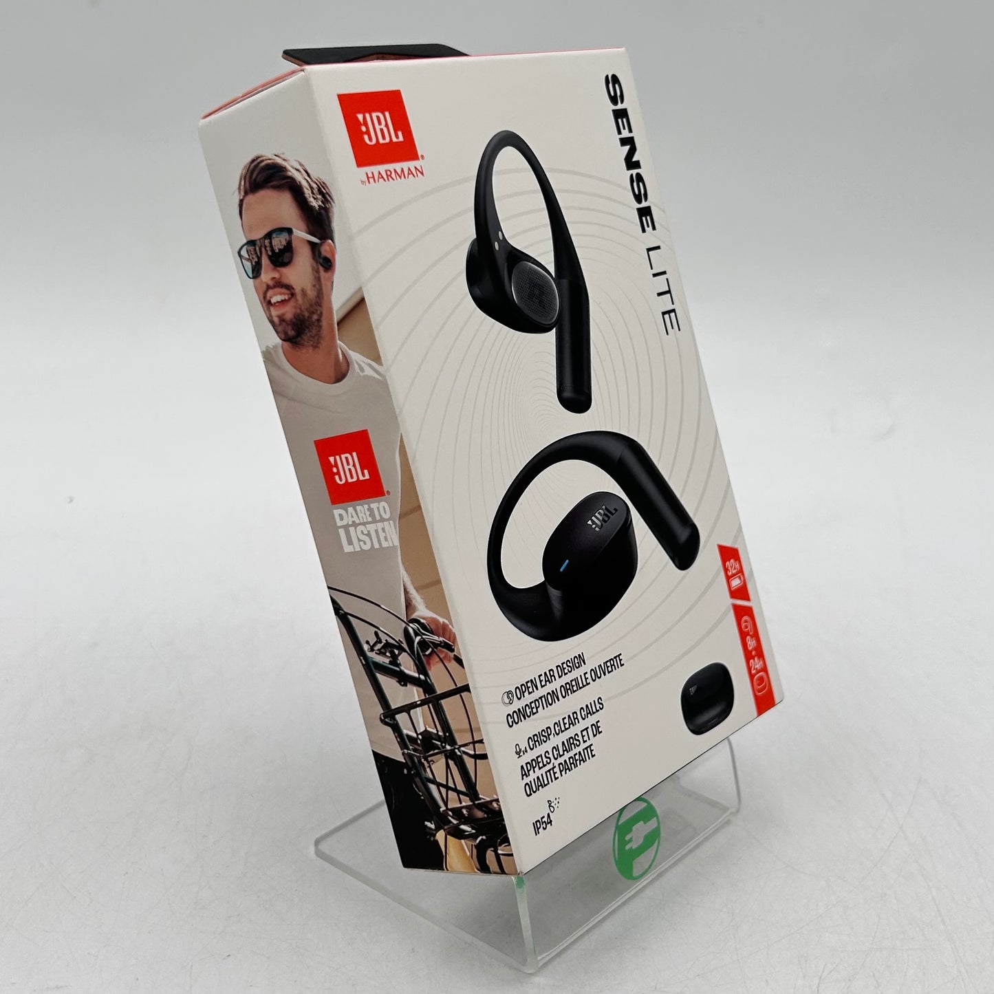New JBL Sense Lite Open Ear True Wireless Earbuds Black JBLSENSELITEBLKAM