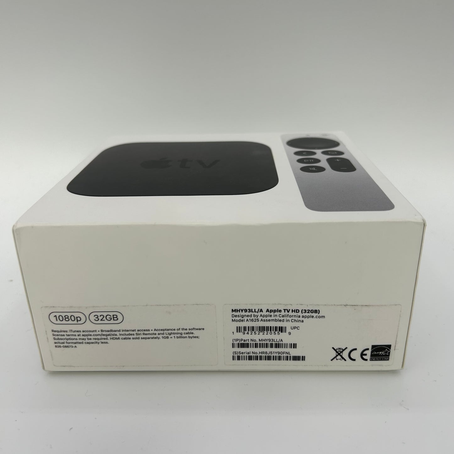 Apple TV HD 4th Gen  1080p 32GB  Black A1625