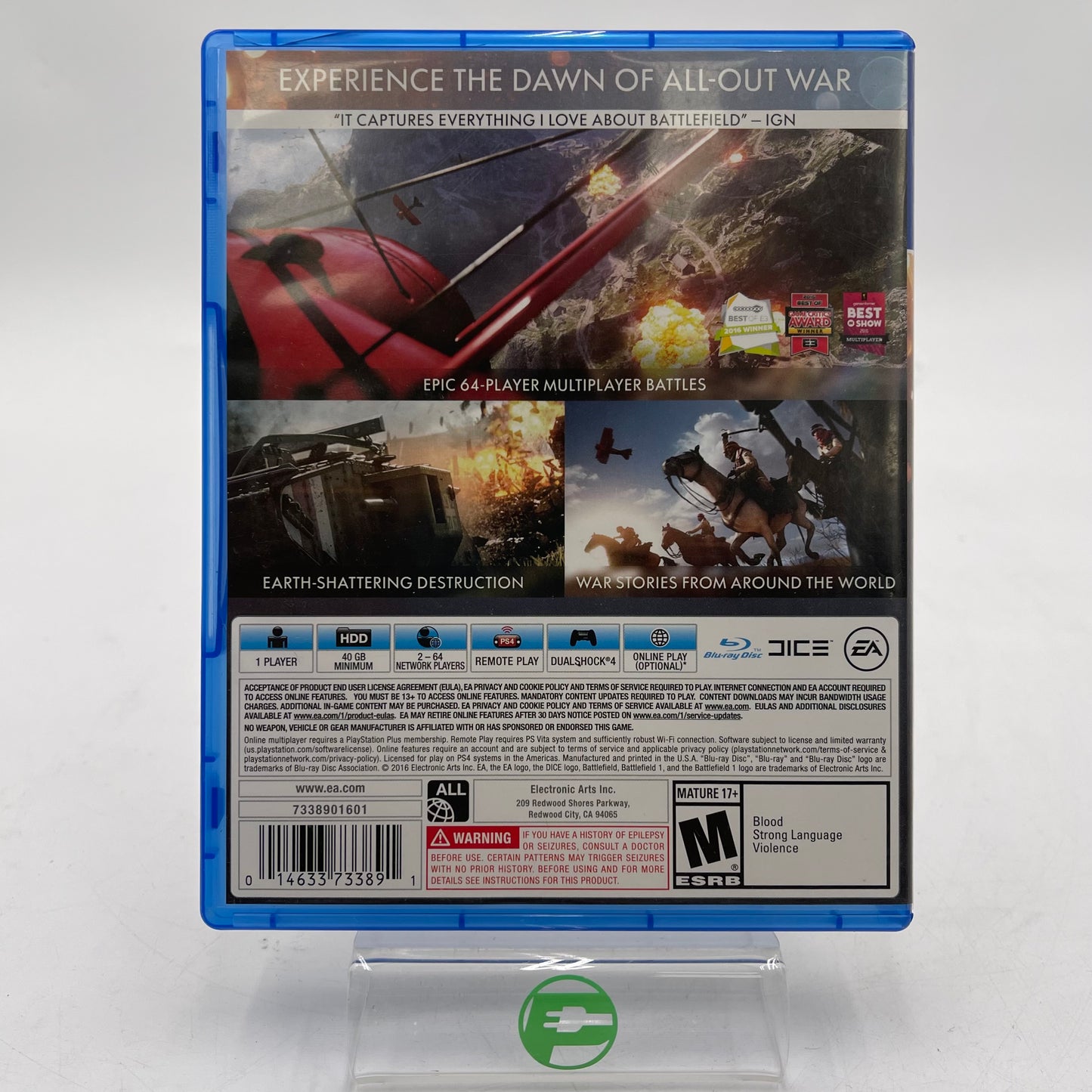 Battlefield 1 (PlayStation 4 PS4, 2016)