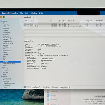 2023 Apple MacBook Pro 14" M3 10C GPU 4.0GHz 8GB RAM 512GB SSD A2918