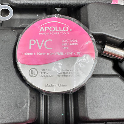 New Apollo 135 Piece Household Tool Kit 3.6V Tool Kit
