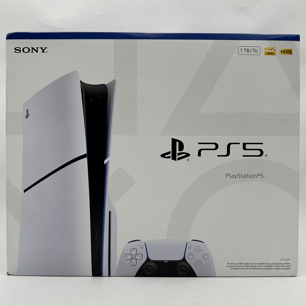 New Sony PlayStation 5 Slim Disc PS5 1TB White Console Gaming System CFI-2115