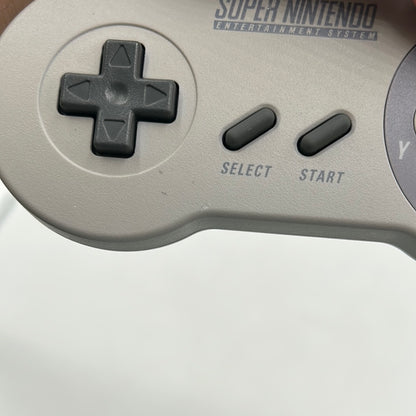 Super Nintendo SNES Original Wired Controller CLV-202 Gray