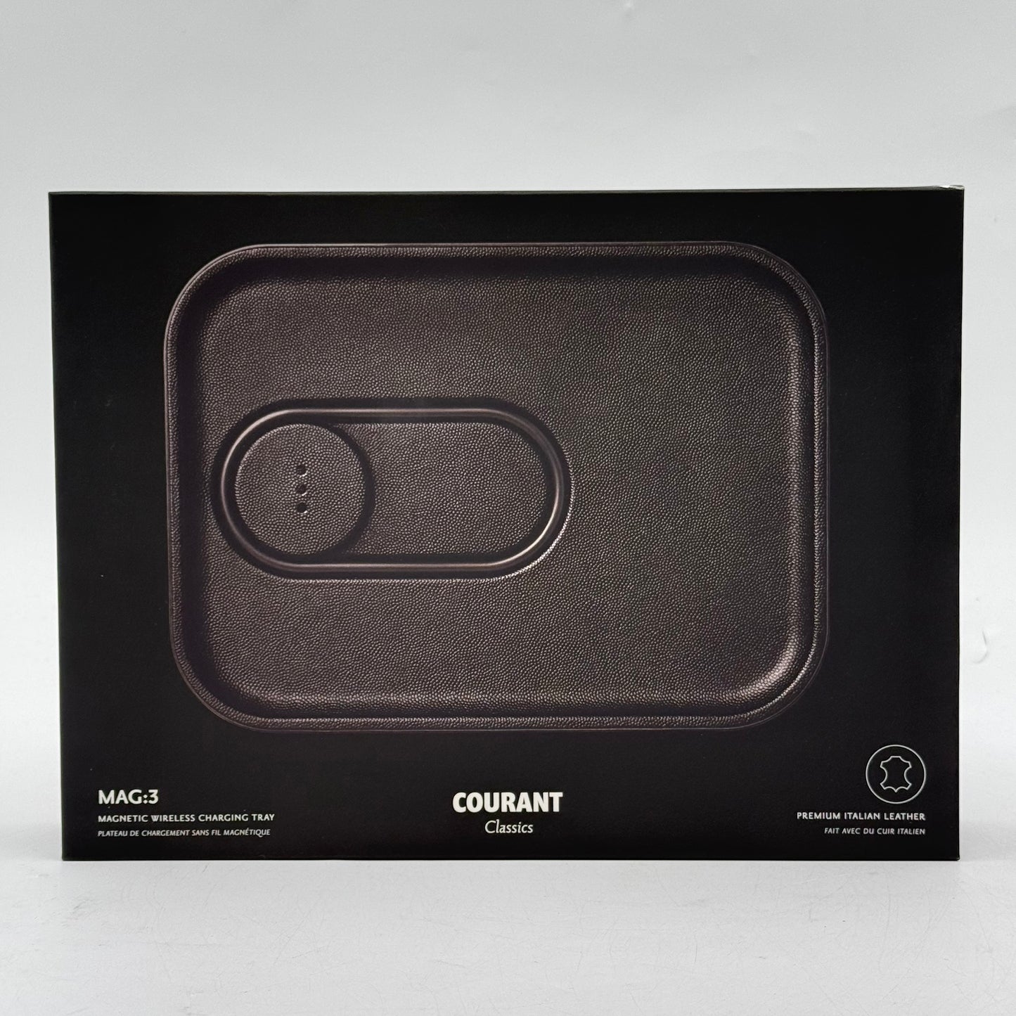 New COURANT MAG 3 Magnetic Wirless Charging Tray CR-MAG3-BK-BK