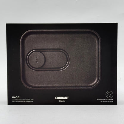 New COURANT MAG 3 Magnetic Wirless Charging Tray CR-MAG3-BK-BK