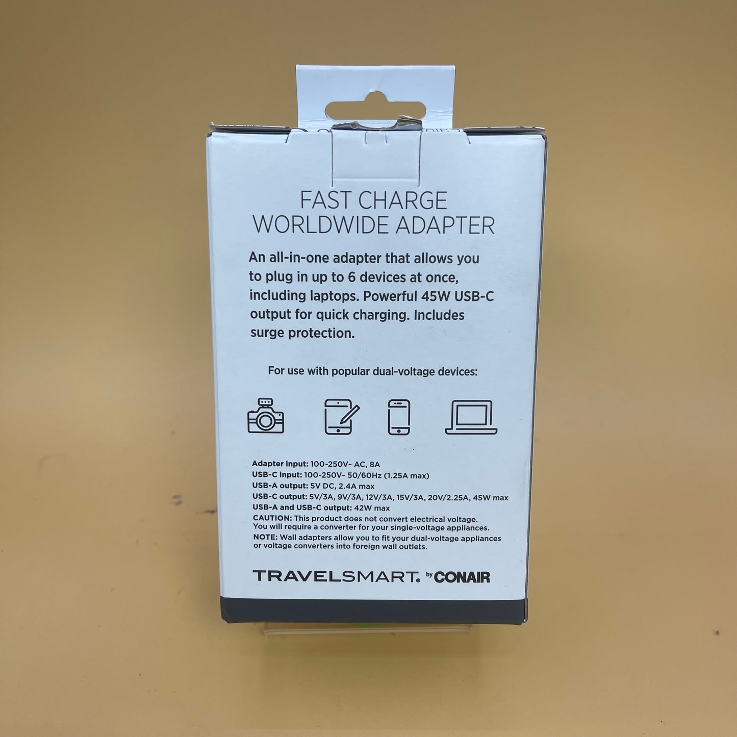 New TravelSmart Fast Charge Worldwide Adapter