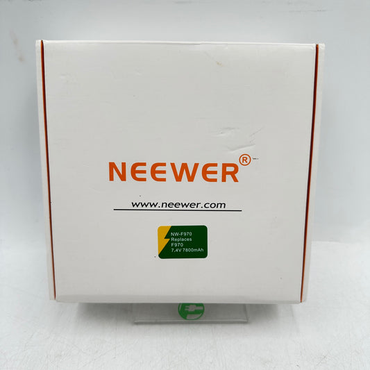 New Neewer NP-F970 7.4V 7800mAh USB Dual Fast Battery Charger with LCD