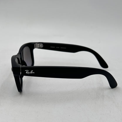 Ray-Ban Meta Wayfarer Gen 1 Matte Black Polarized RW4008 601ST3 AI Smart Glasses