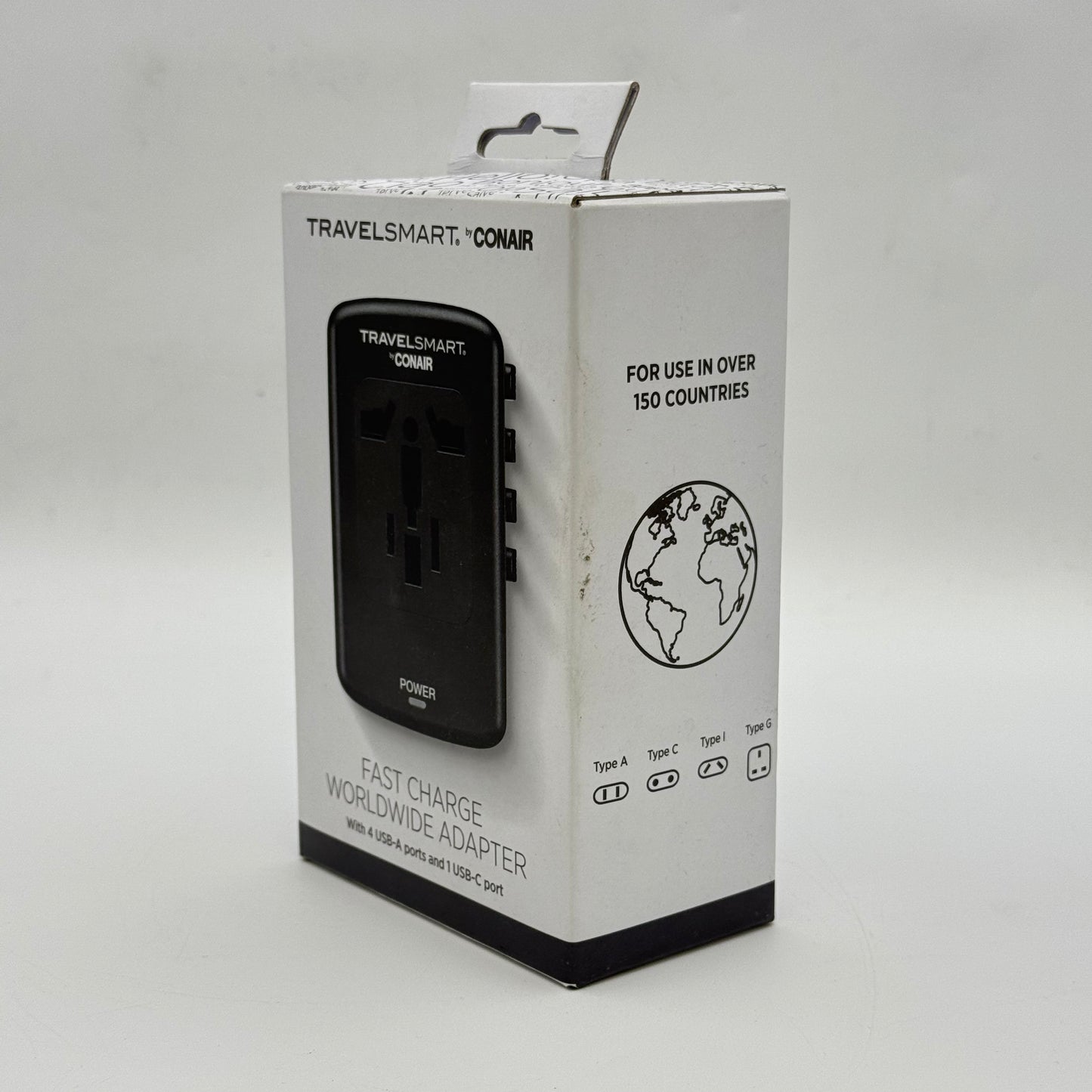 New TravelSmart By Conair Fast Charge Worldwide Adapter TS450T