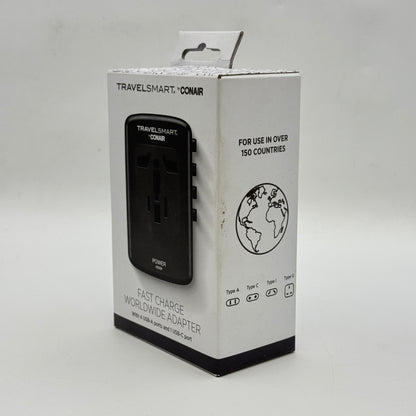 New TravelSmart By Conair Fast Charge Worldwide Adapter TS450T